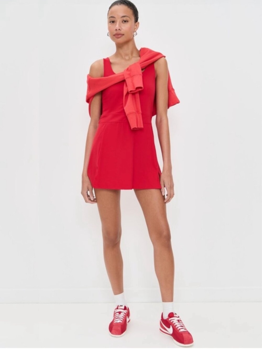 Splits59 Martina Rigor Dress Red NWT